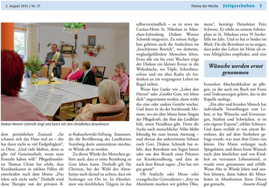 Münchner Kirchenzeitung Nr. 31_2015 Seite 3_Teil 1